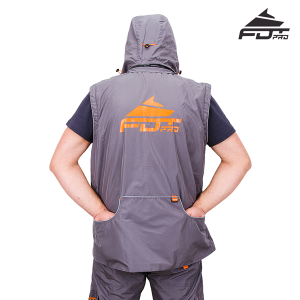 High Quality Dog Training Suit of Grey Color from FDT Pro