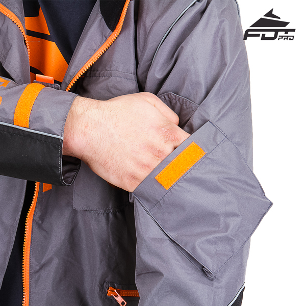 Comfy Sleeve Pocket on FDT Professional Design Dog Training Jacket