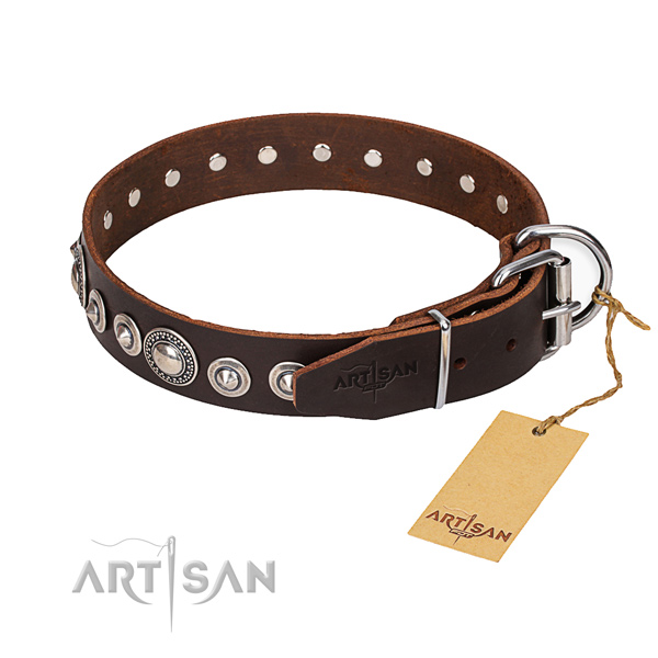 Multifunctional leather collar for your favourite dog