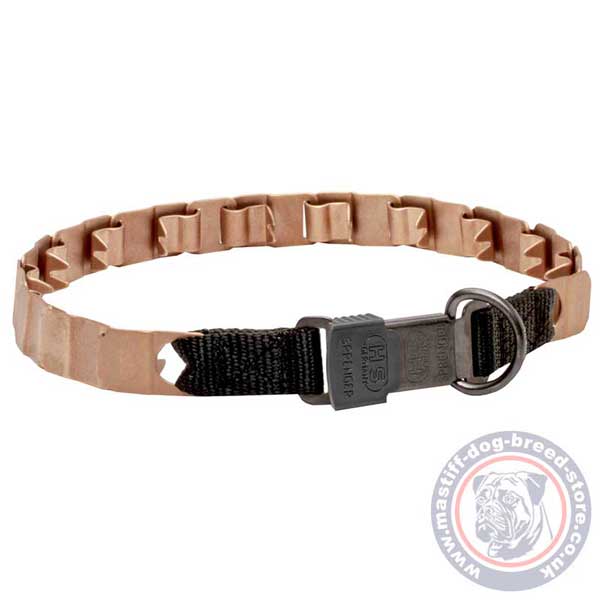 Durable neck tech non-rusting dog collar