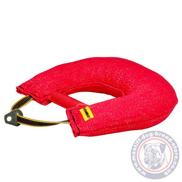 Eco-friendly French Linen dog tug for bite training