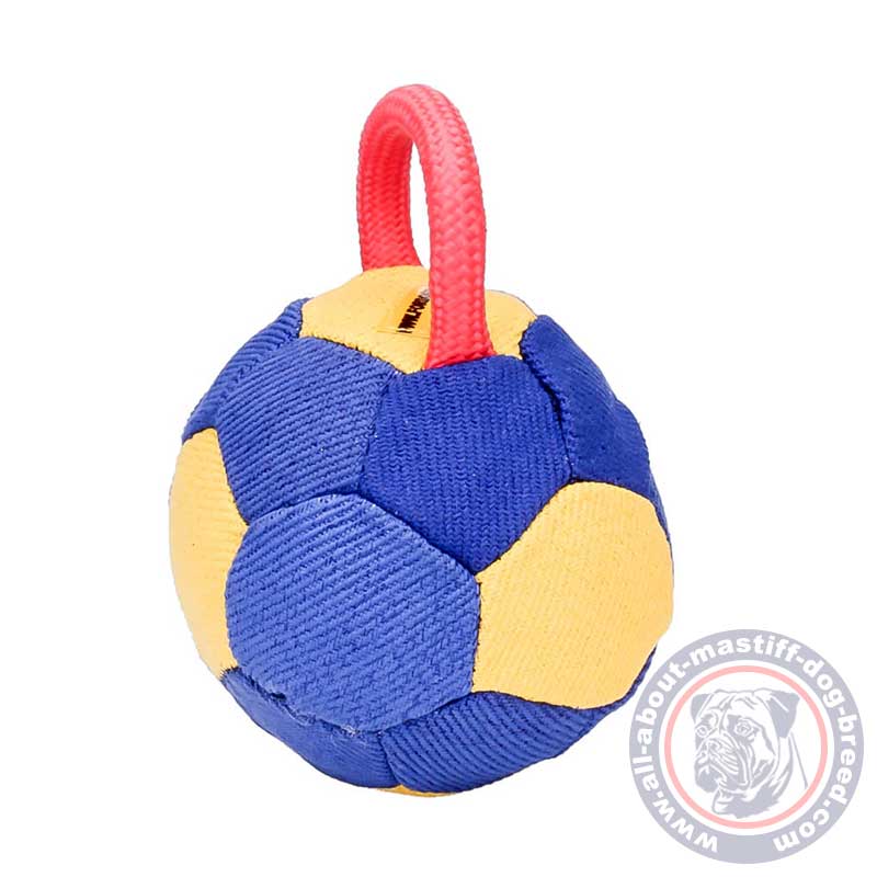 Mastiff Colorful Bite Dog Tug with Nylon Handle