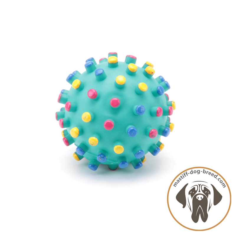Crazy Color Rubber Ball for playing 4 4/5 inch (12 cm)