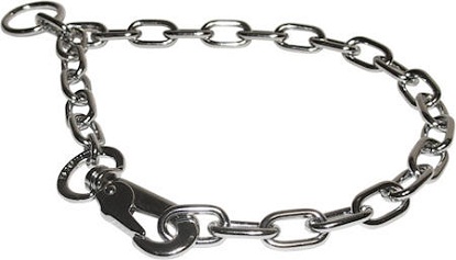 Fur Saver Choke Chain Chrome-Plated Collar 1/9 inch (3 mm)