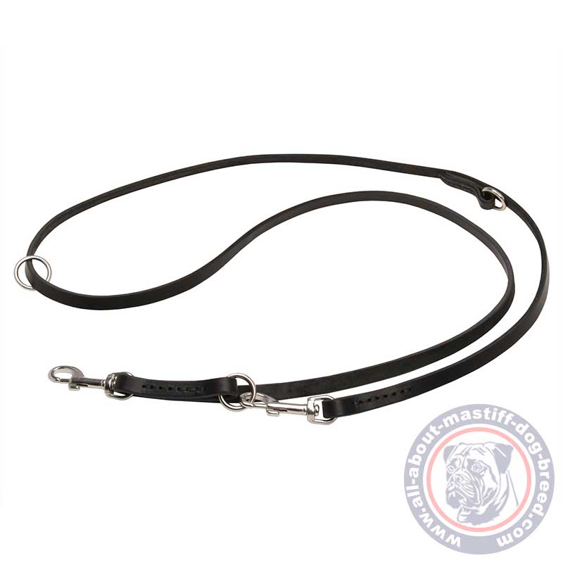 Mastiff Multitasking Leather Dog Leash