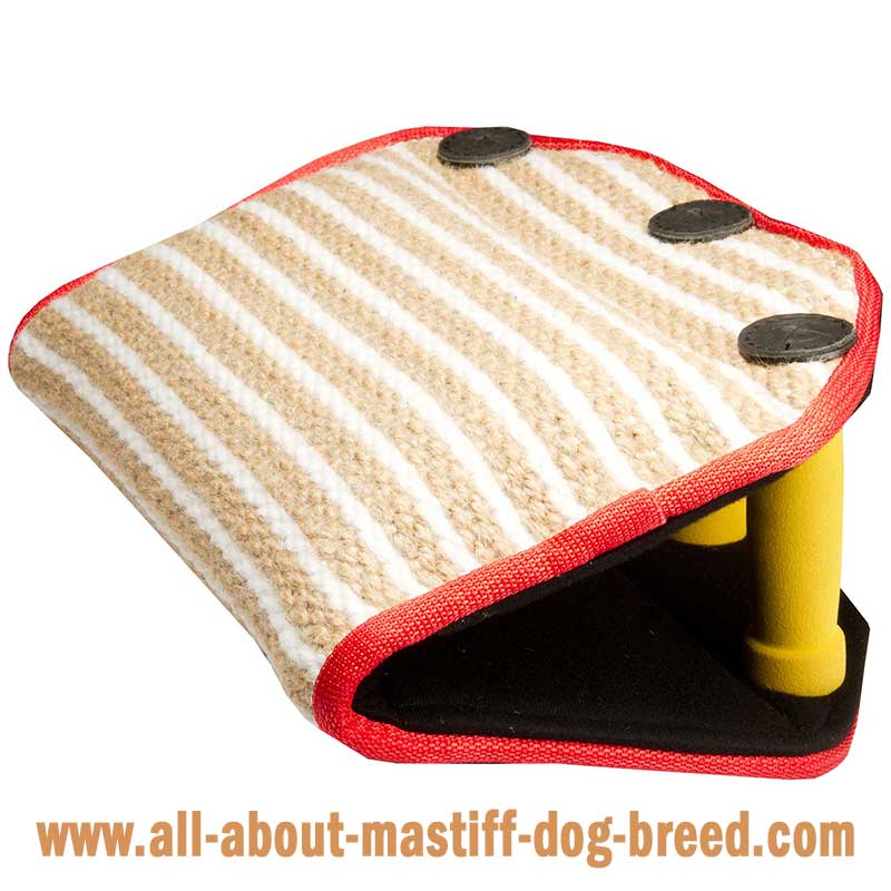 Mastiff Bite Builder Jute with 3 Handles for Puppies and Young Dogs
