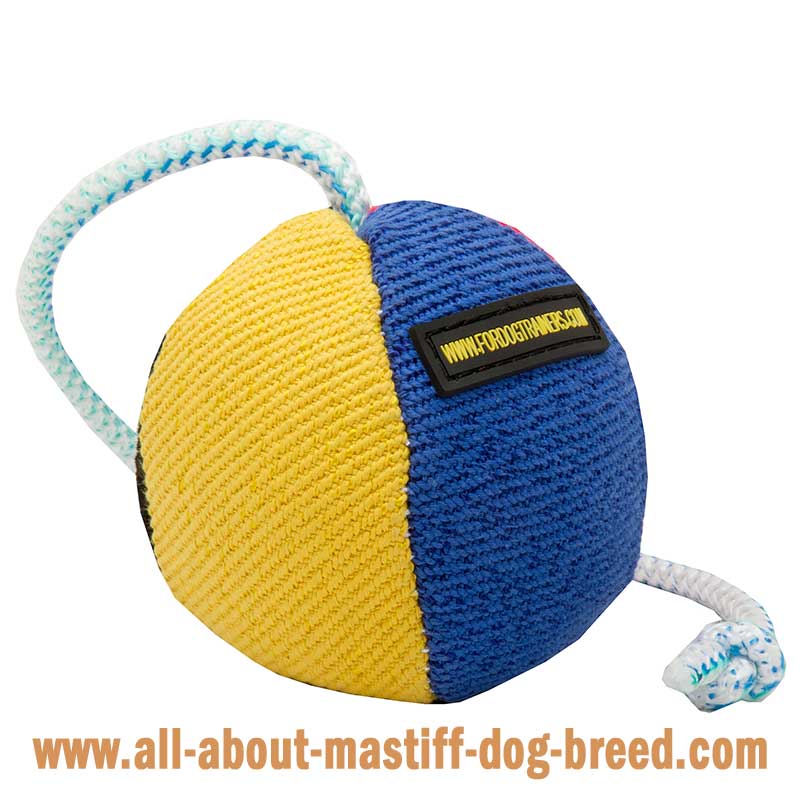 French Linen Bright Mastiff Toy for Biting 4.3 inch (11 cm)