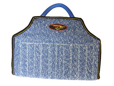 Dog Bite Developer Cuff made of French Linen with Handle