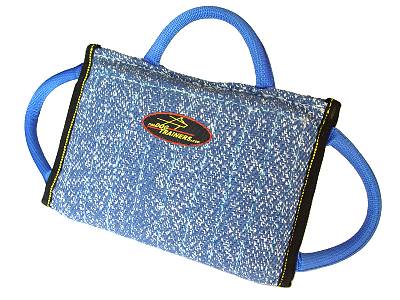 Mastiff Synthetic "French Linen" Dog Bite Pad with 3 Handles