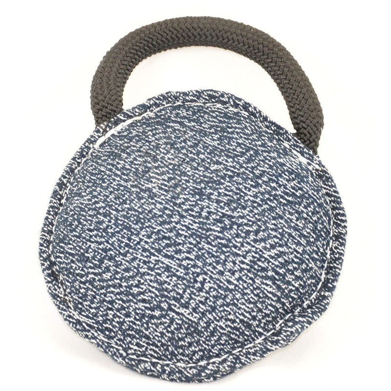 French Linen Round Bite Pillow - Click Image to Close
