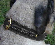 Handcrafted Leather Dog Collar for Mastiffs -Big handmade collar Handcrafted Leather Dog Collar for Mastiffs -Big handmade collar